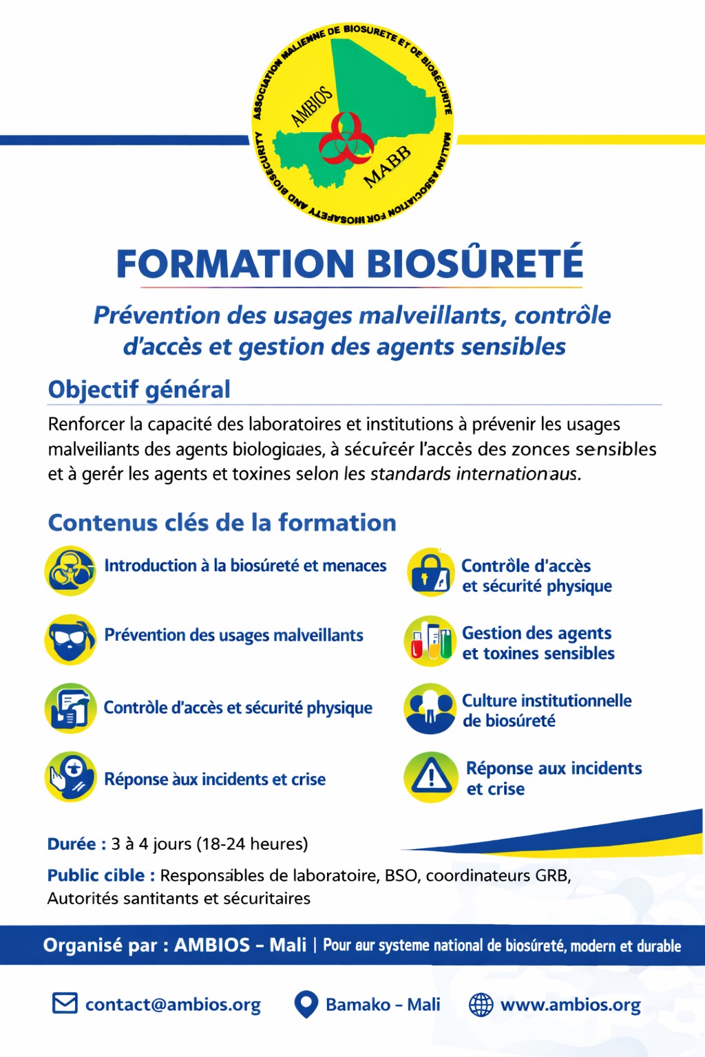 Biosûreté et prévention des usages malveillants